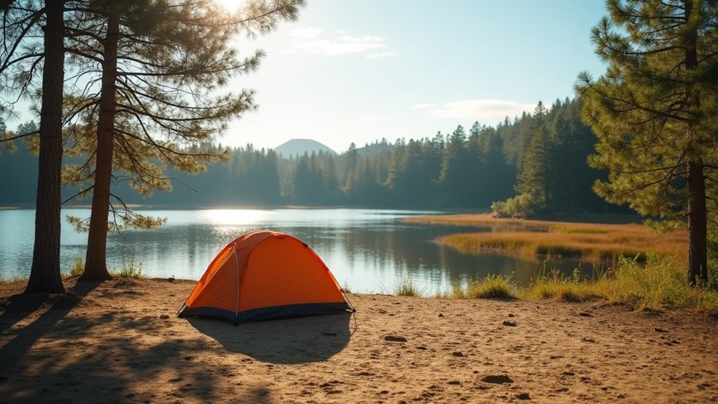 choose elevated breezy campsites