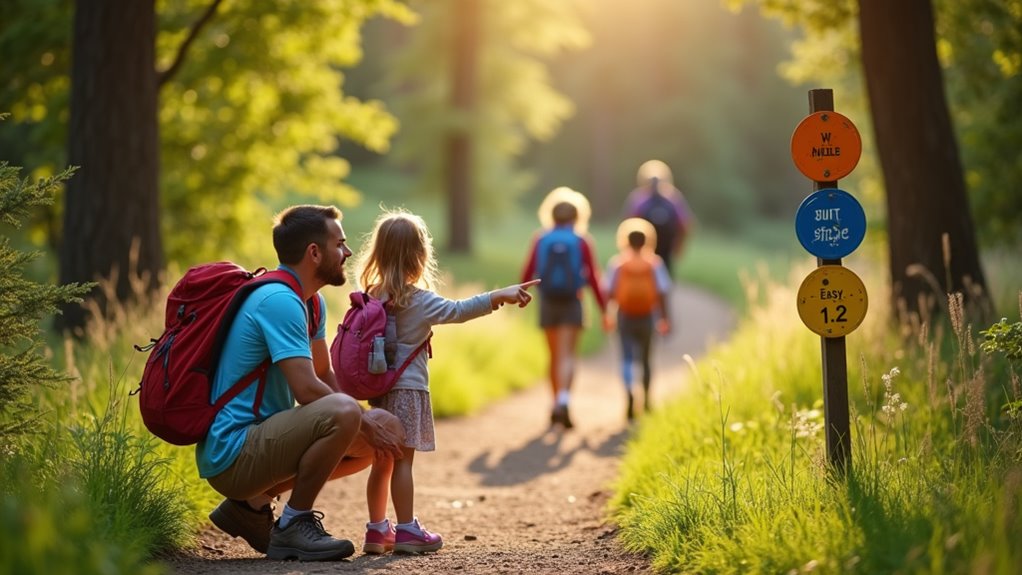 choose suitable family trails