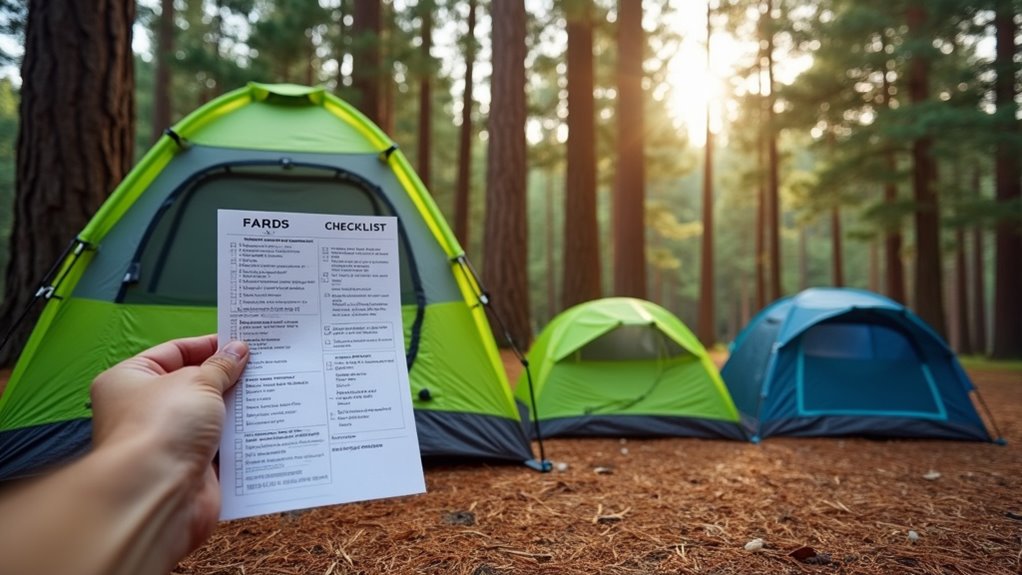 choose tents slightly larger