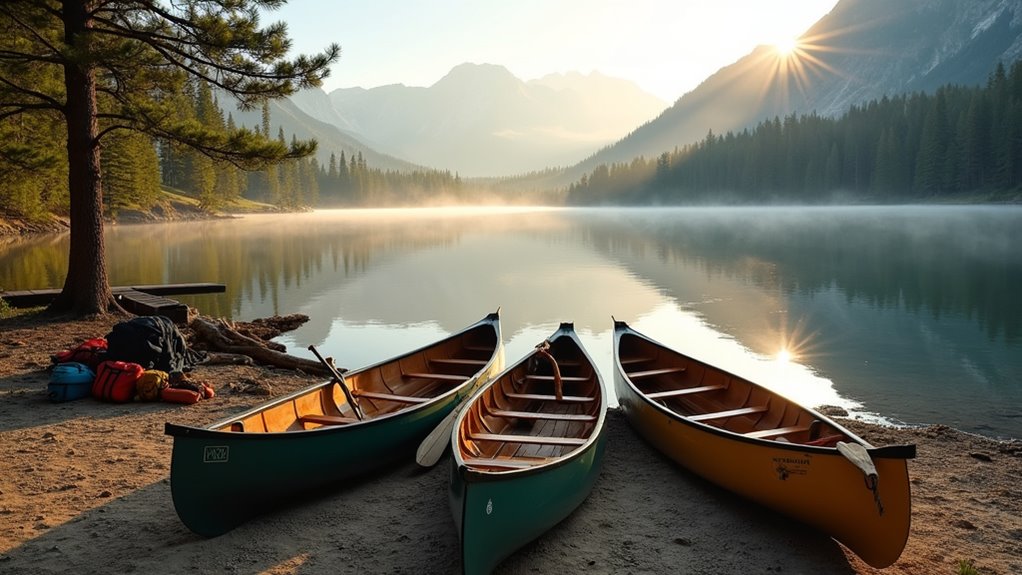 choosing suitable canoe and gear