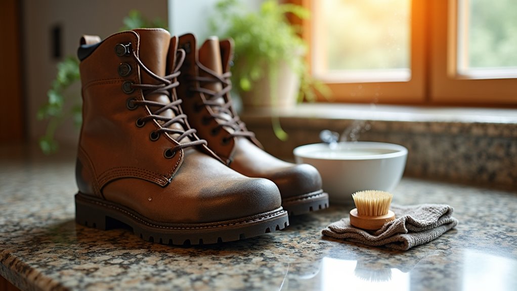 clean boots after each hike