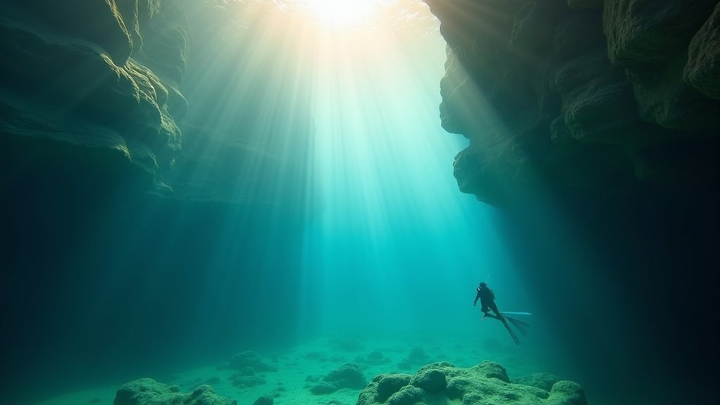 clear water diving adventure