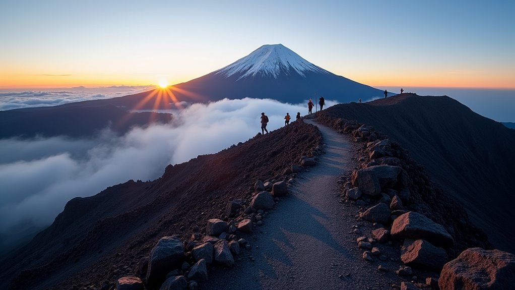 climb mount fuji safely