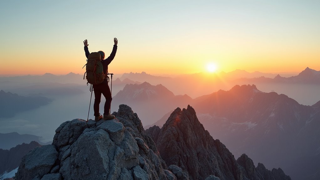 climb peaks conquer summits