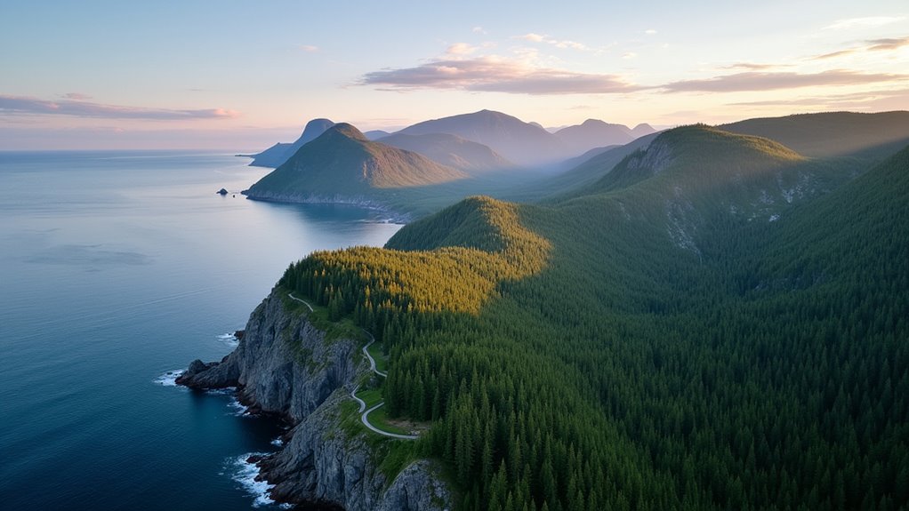coastal camping and hiking