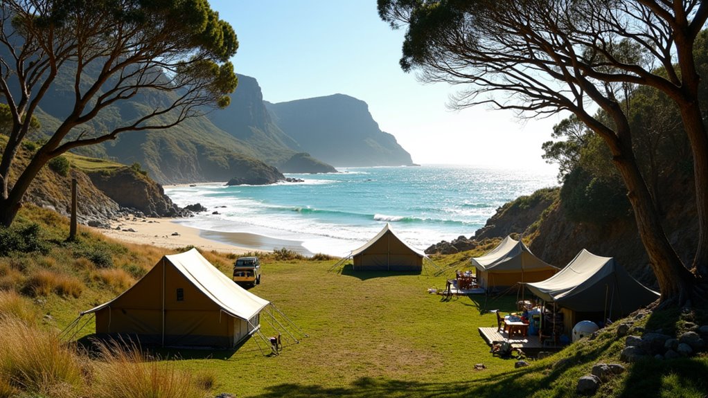 coastal camping budget friendly scenic