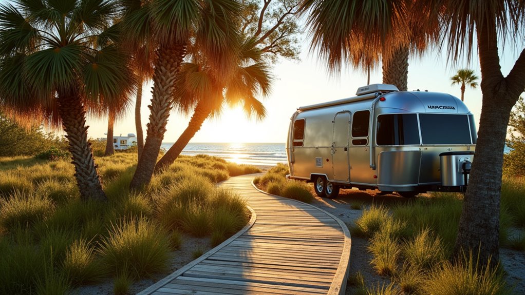 coastal camping with amenities