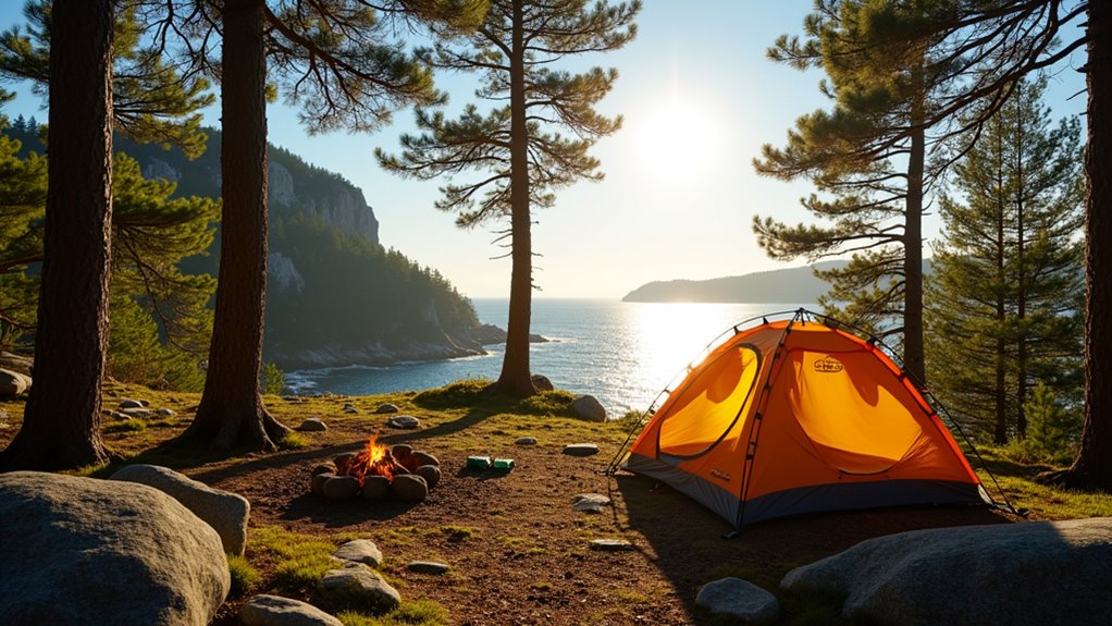 coastal family camping adventures
