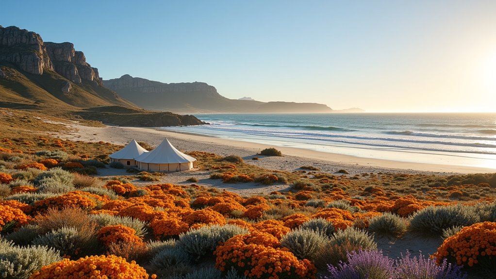 coastal flowers and beaches