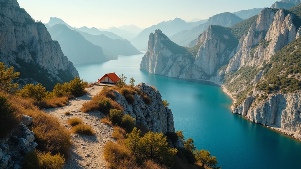coastal mountain hiking adventure