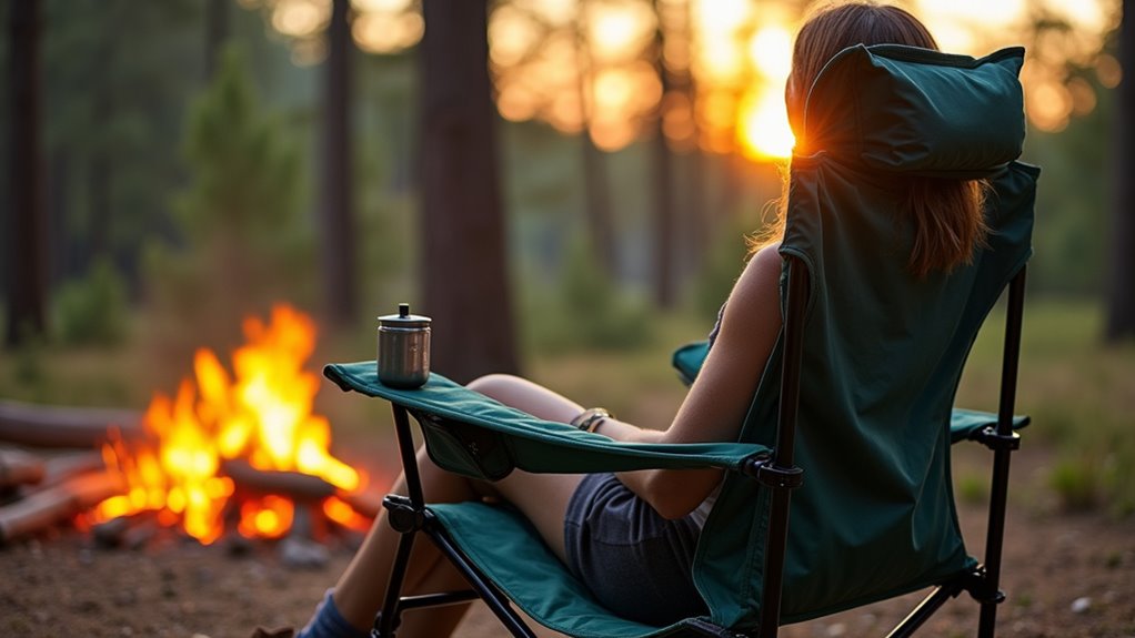 comfortable and portable camp furniture