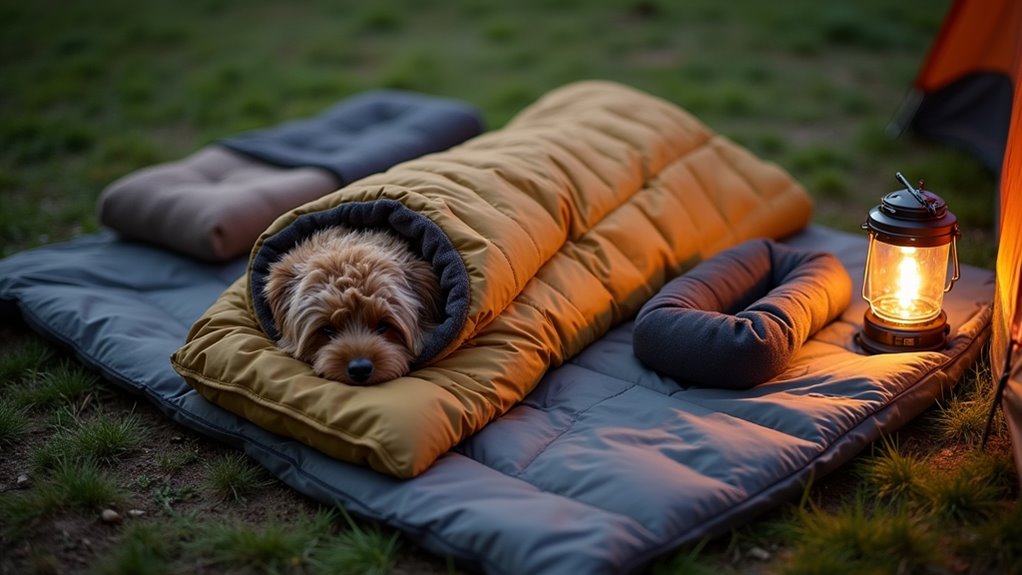 comfortable camping for dogs