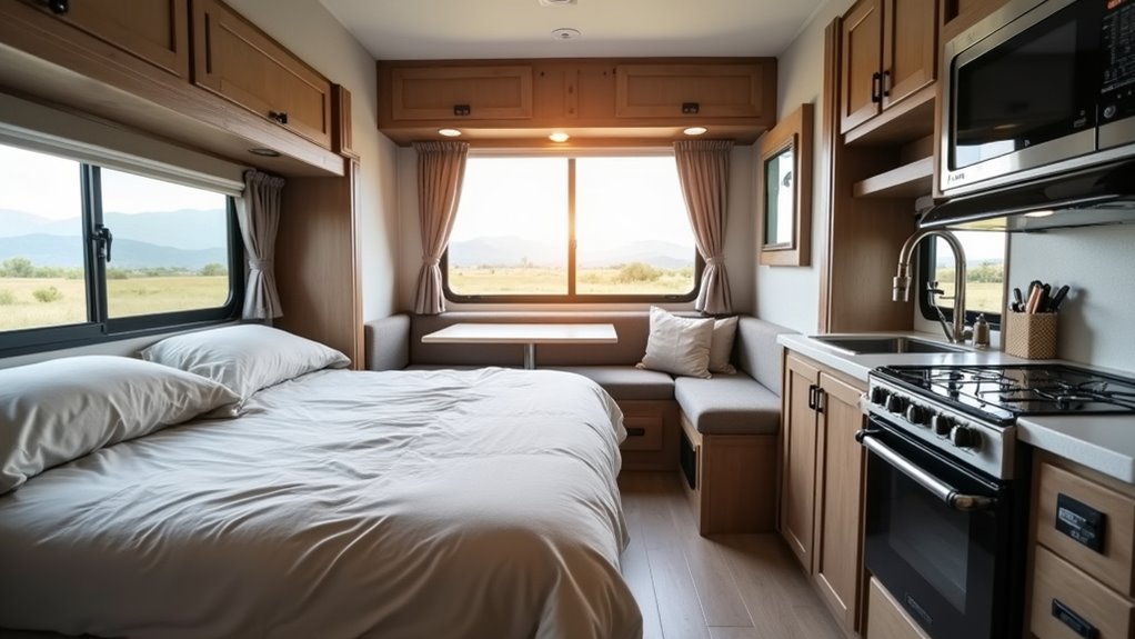 comfortable functional camping trailers