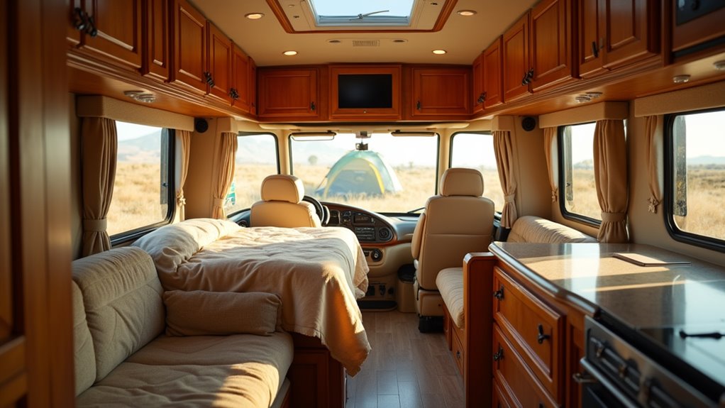 comfortable organized rv living