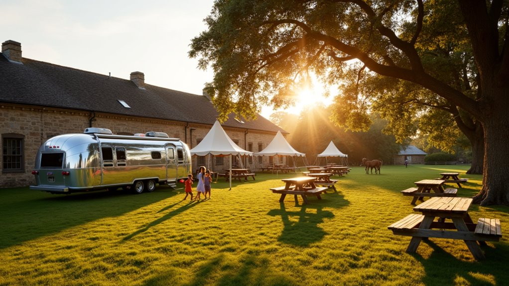 comfortable outdoor camping experience