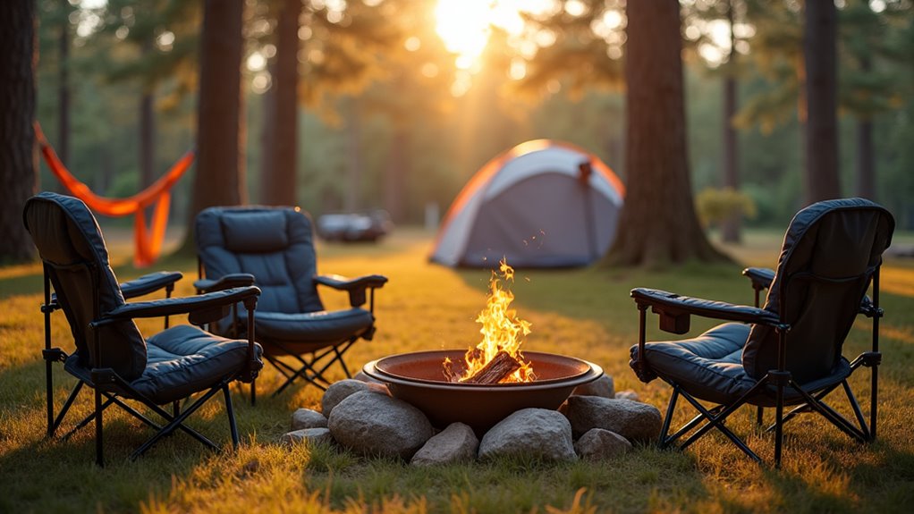 comfortable portable camping seating