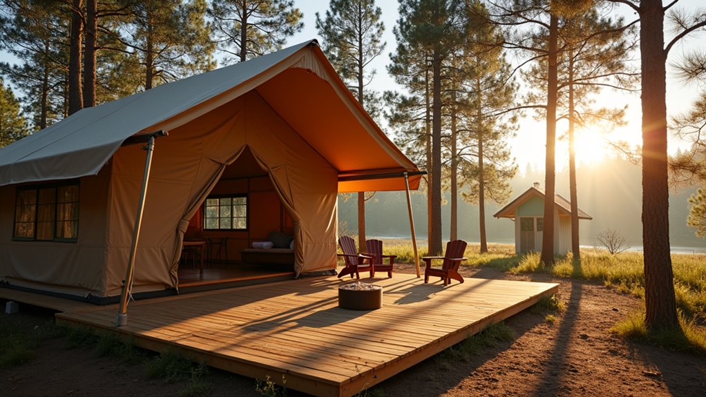comfortable solo camping amenities