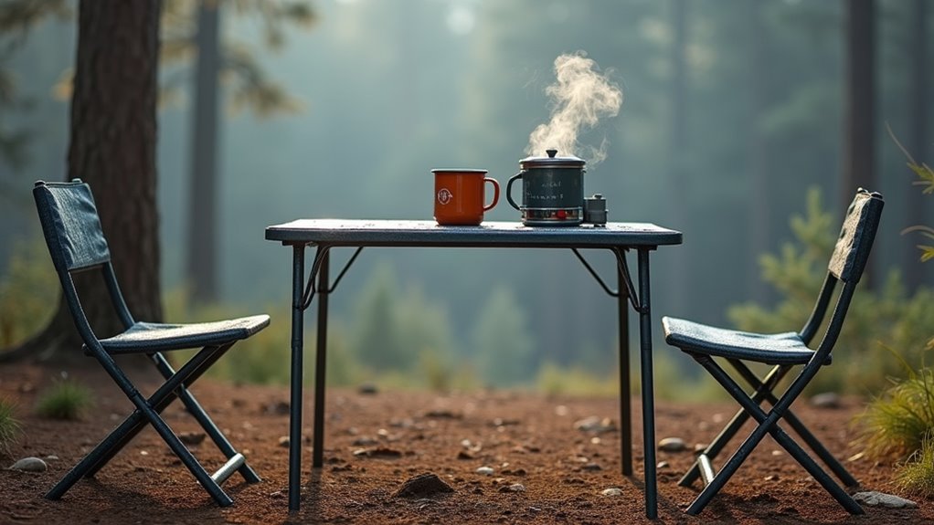 compact durable versatile camping table