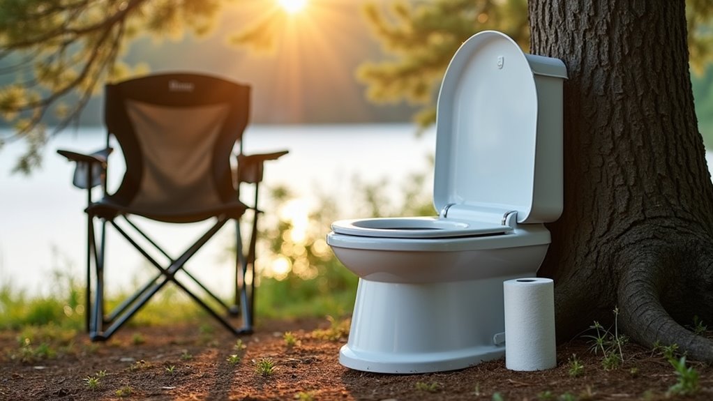 convenient hygienic camping solution