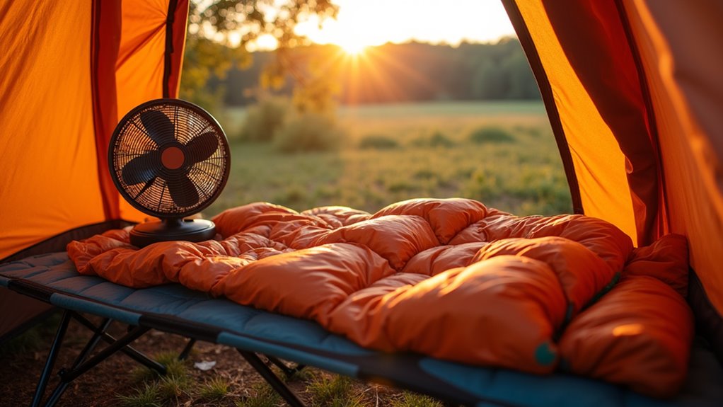 cool comfortable camping essentials