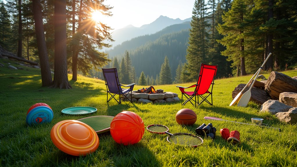 create campsite active games