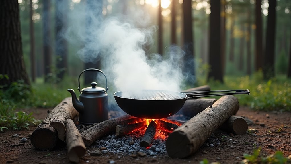 create effective smoky campfire