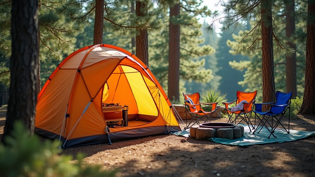 create functional cozy campsite