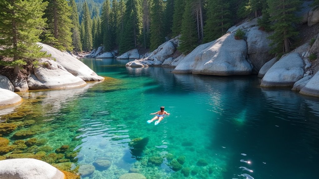 crystal clear mountain spring snorkeling