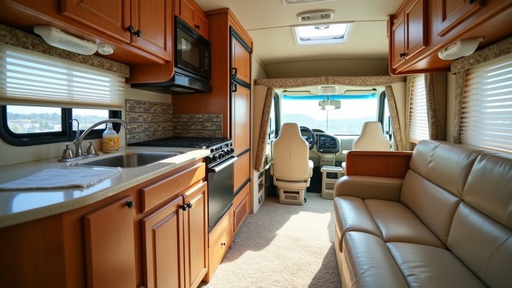 deep clean rv interior