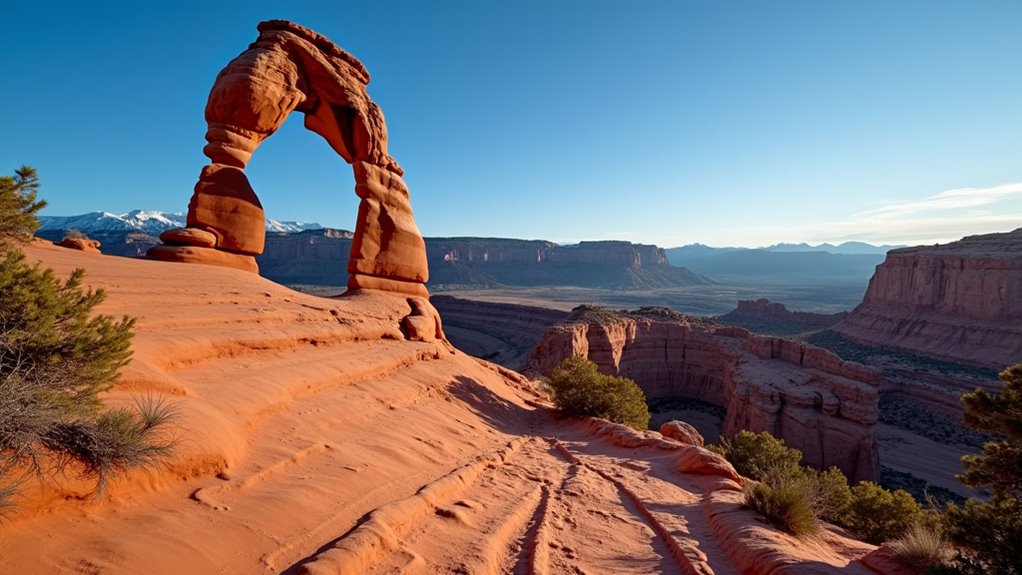 delicate arch sunset hike