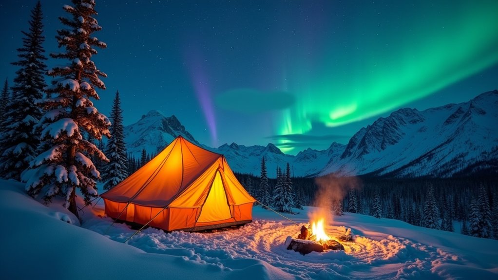 denali winter camping adventure