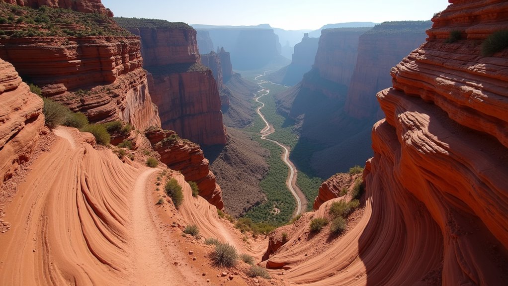 descend grand canyon s bright angel