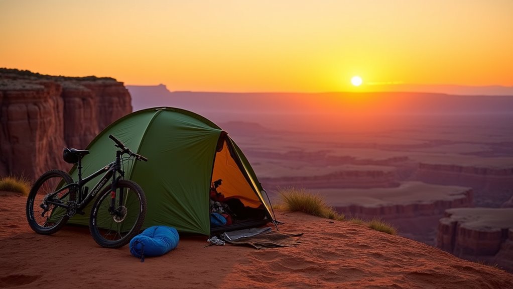 desert camping and yurts