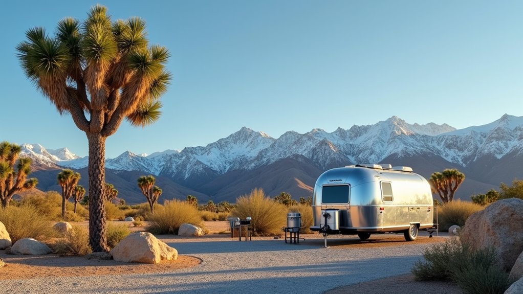 desert camping with amenities