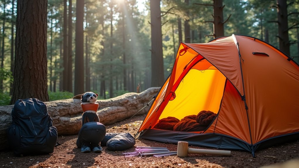 dismantle and fold tent