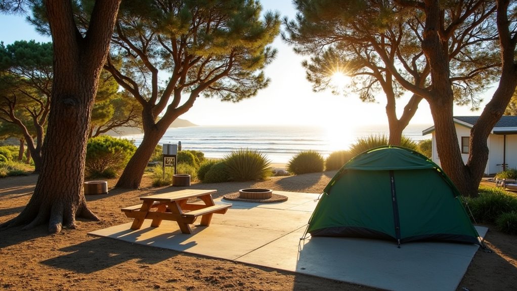 diverse camping amenities available