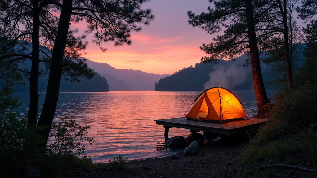 diverse camping landscapes await exploration