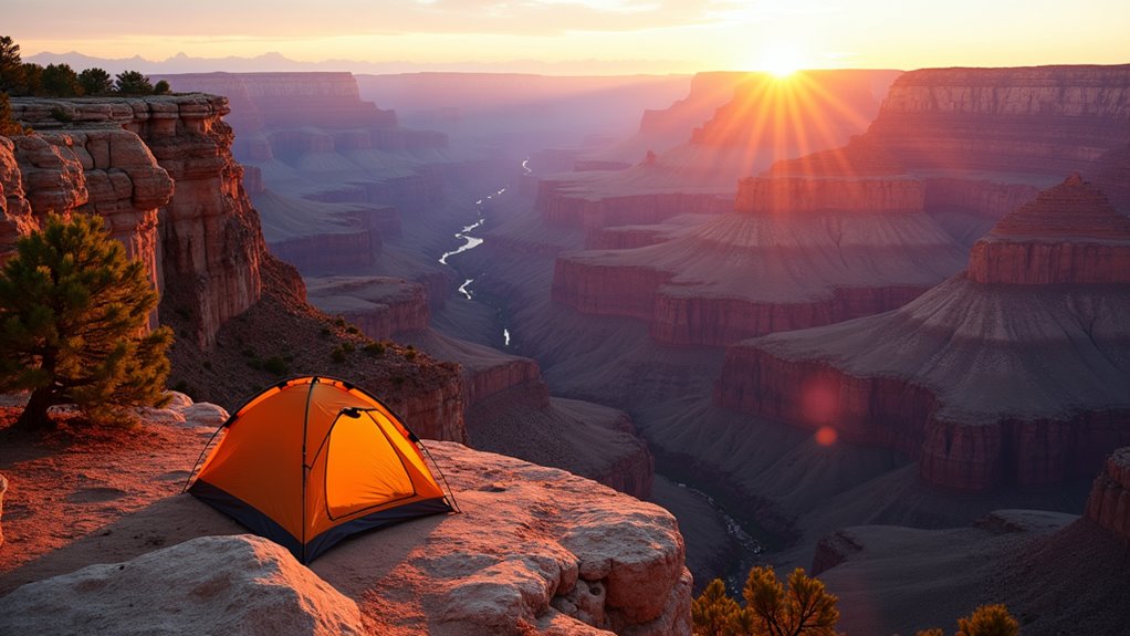diverse canyon camping experiences