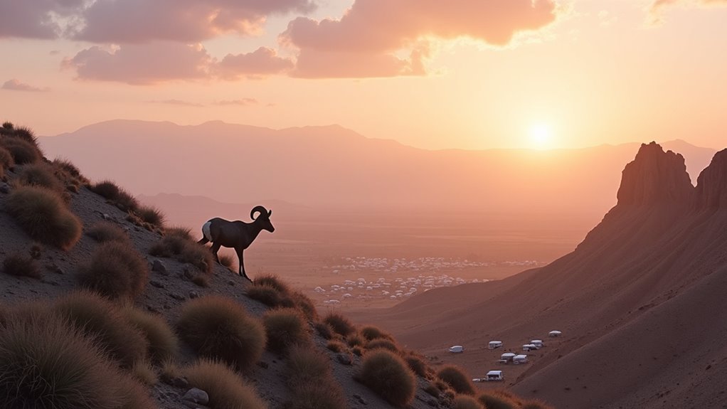 diverse desert wildlife encounters
