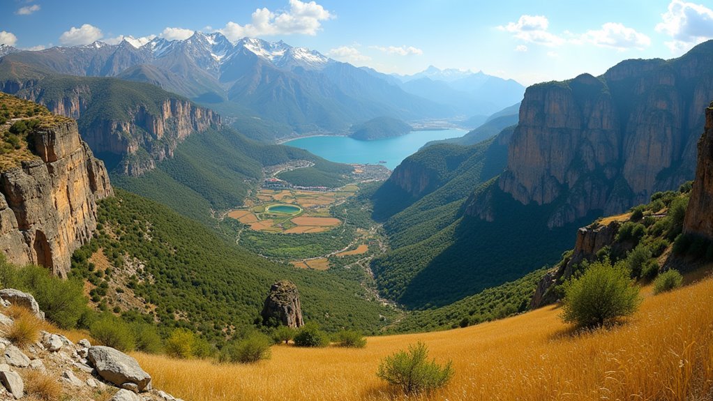 diverse turkish camping landscapes