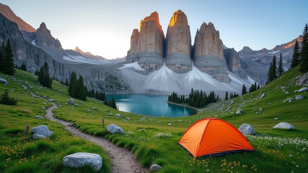 dramatic dolomites alpine trek