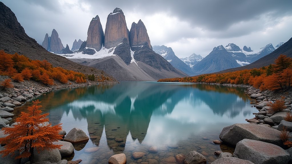 dramatic granite towers trek