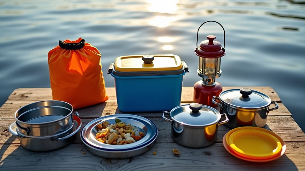 efficient boat camping cuisine