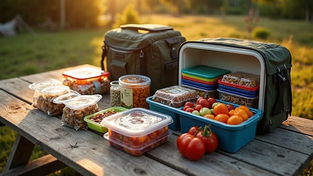 efficient camping food storage