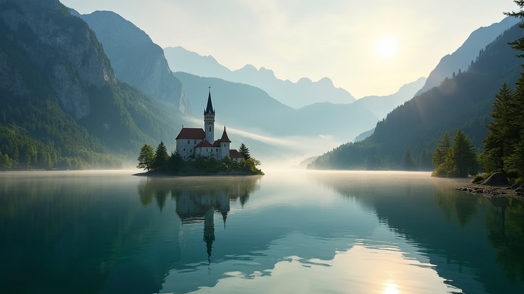 enchanting lake bled camping