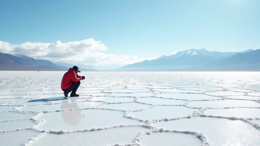 endless white landscape photography