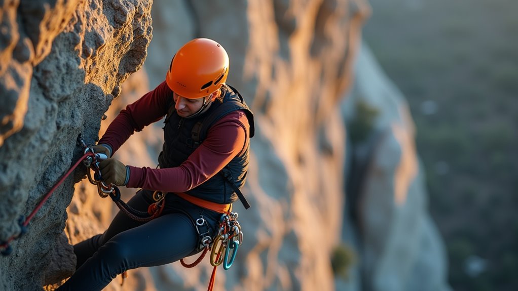 ensure secure rappelling procedures