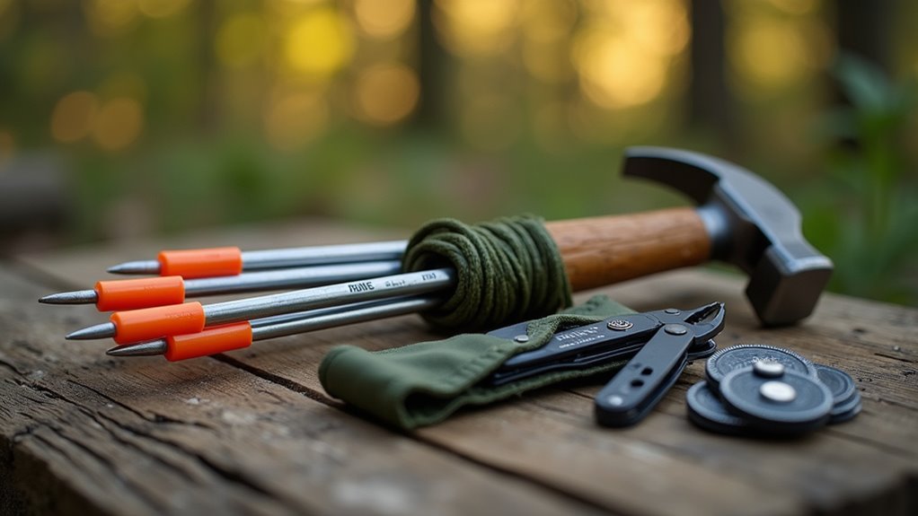essential camping shelter tools