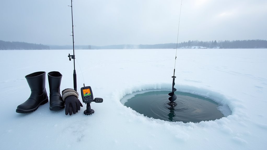 essential ice fishing gear