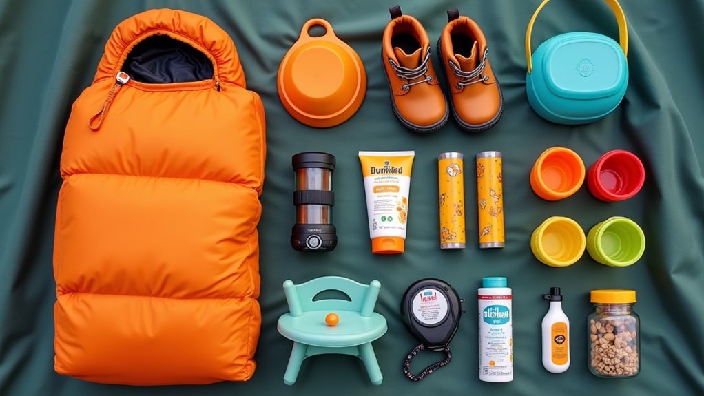 essential toddler camping gear